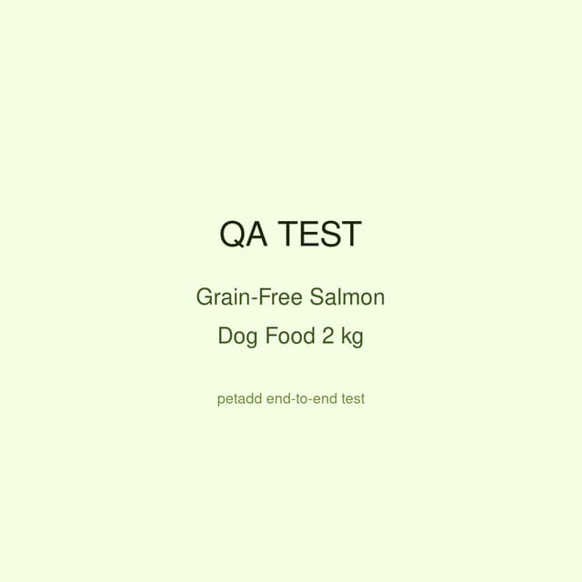 QA E2E Salmon Dog Food 0717-0437